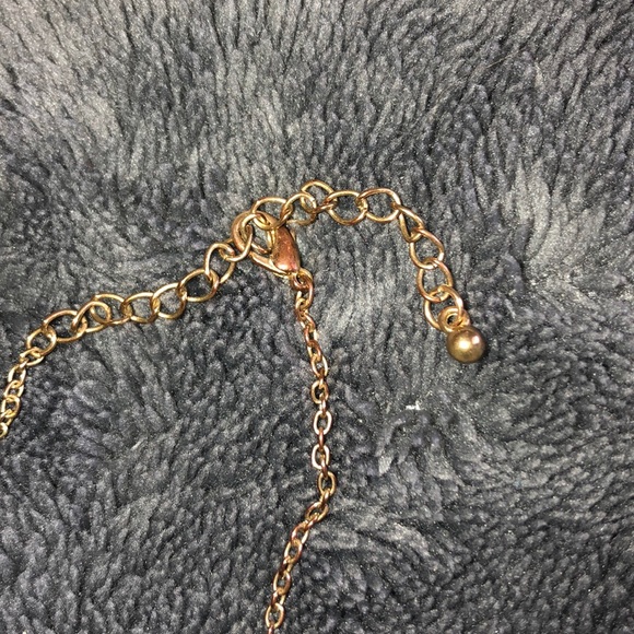 Multicolored Charm Gold Necklace - Picture 4 of 6